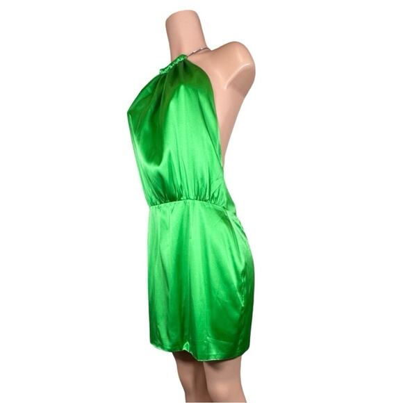 Retrofete Anahita Green Mini Rhinestone Dress SZ XL $399 - Picture 5 of 16